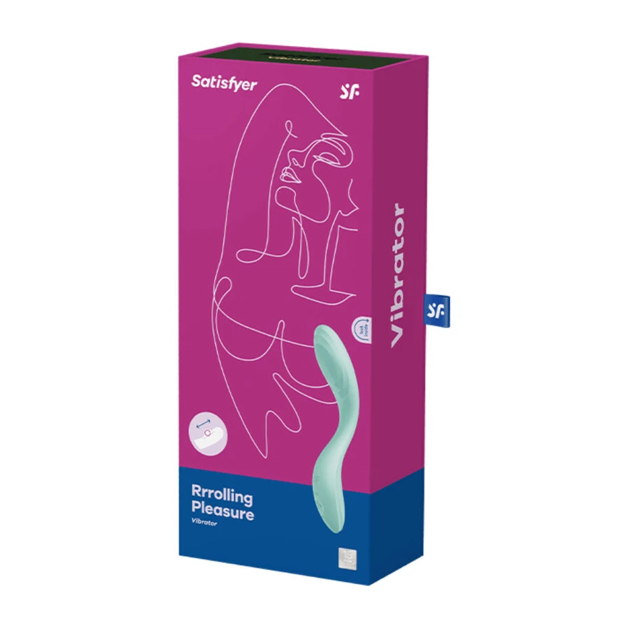 SATISFYER - VIBRATEUR SPOT G RRROLLING PLEASURE BLANC